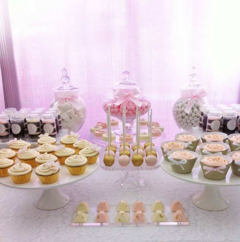Engagement Party Sweet Treats & Candy Table