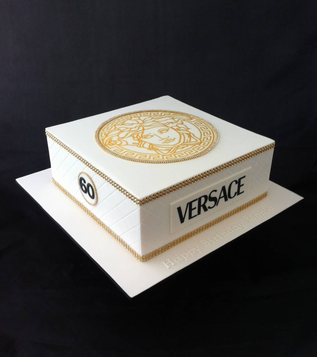 Versace Theme Fondant Cake Delivery In Delhi NCR
