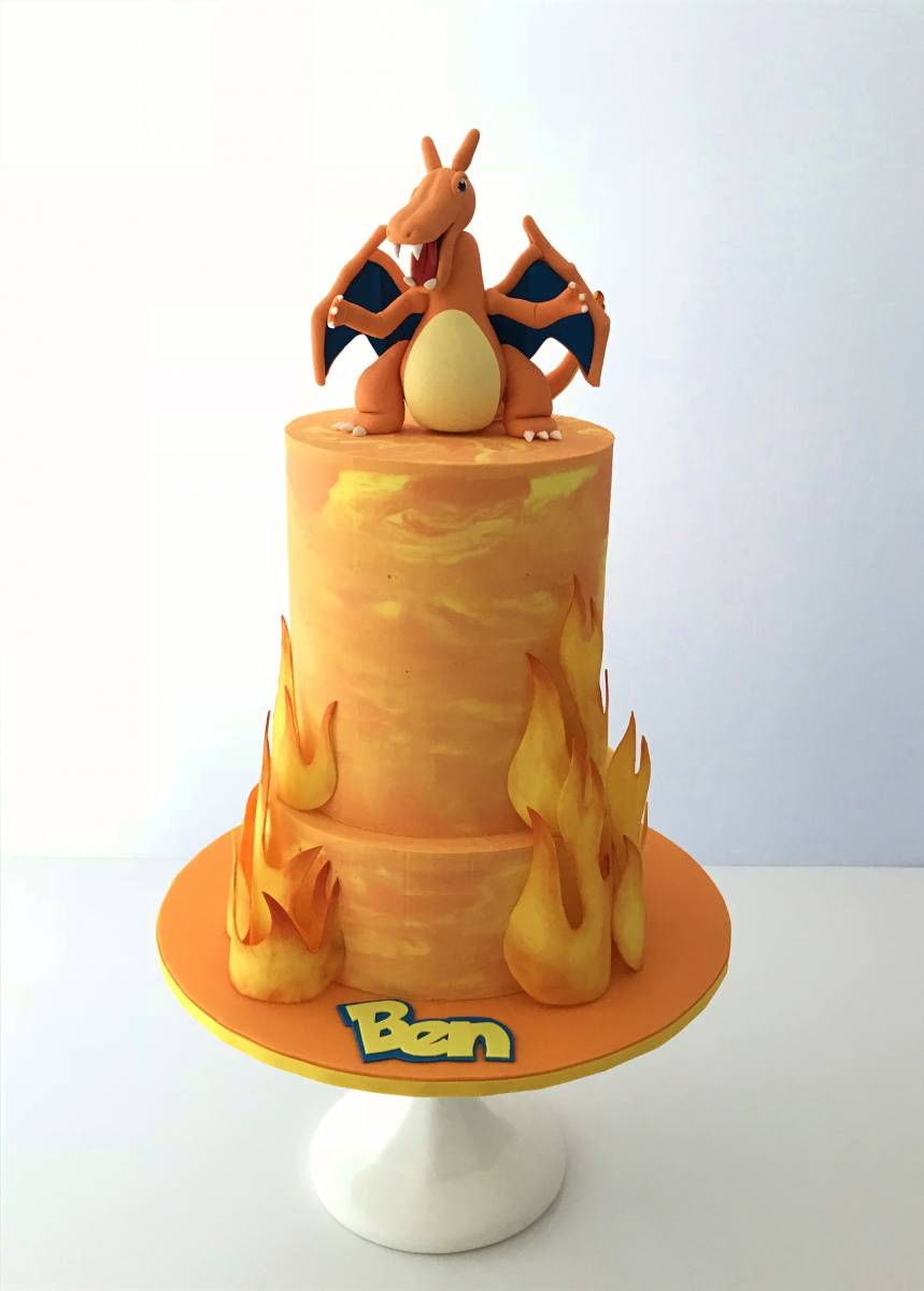 Pokemon Charizard Cake - Sugarlily Cakes.